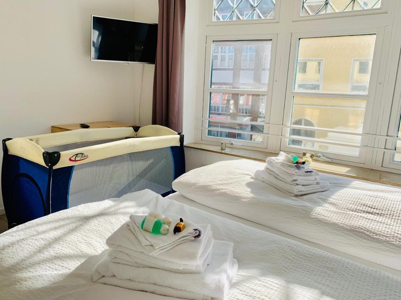 Fewo1846 - Atrium - Luxurioese Wohnung Mit 3 Schlafzimmern Und Balkon Im Stadtzentrum Flensbourg Extérieur photo